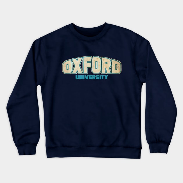 Vintage Oxford University Crewneck Sweatshirt by CTShirts